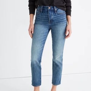 (Moving sale) Madewell Rigid Stovepipe Jeans in Portsmouth Wash